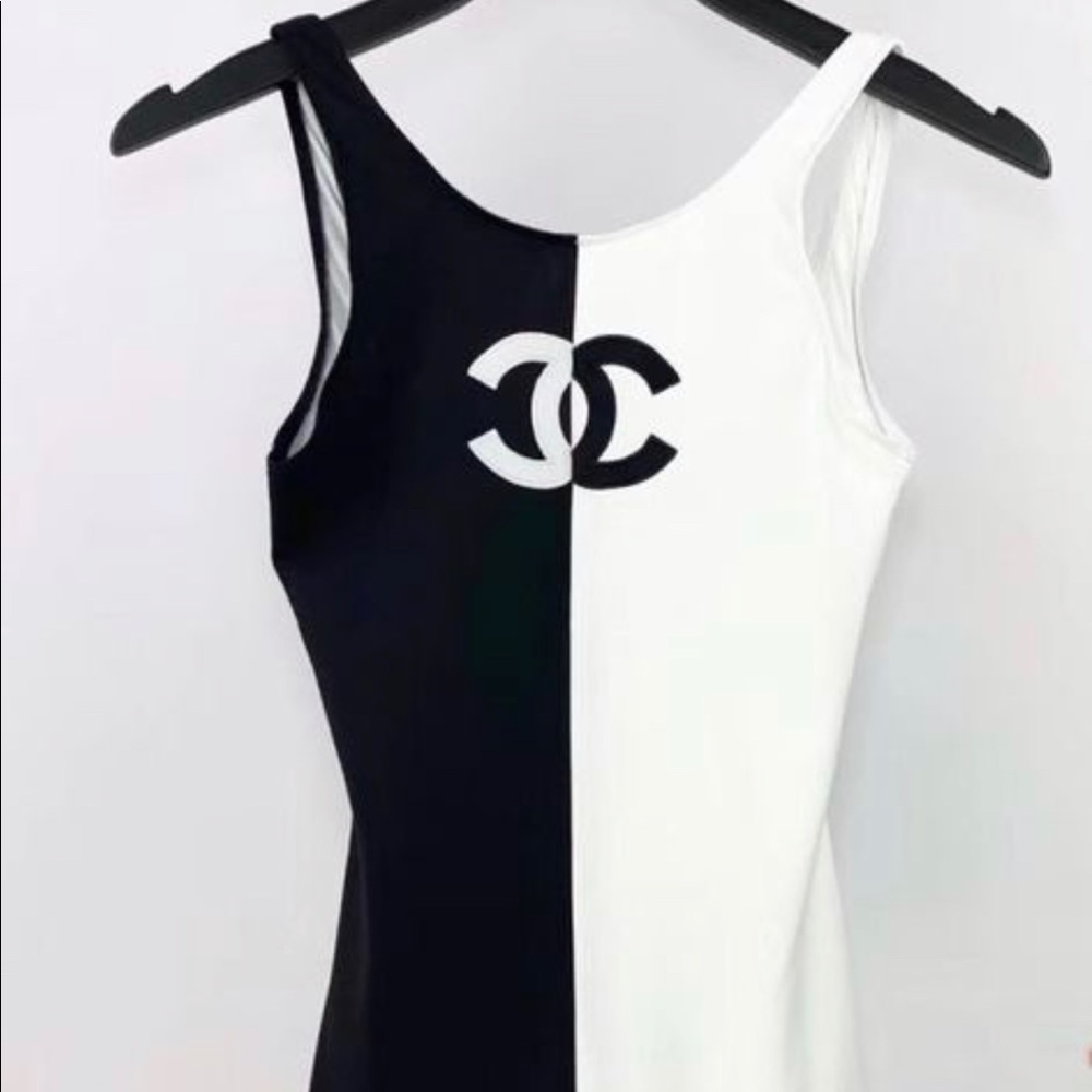 Chanel one piece swimsuit